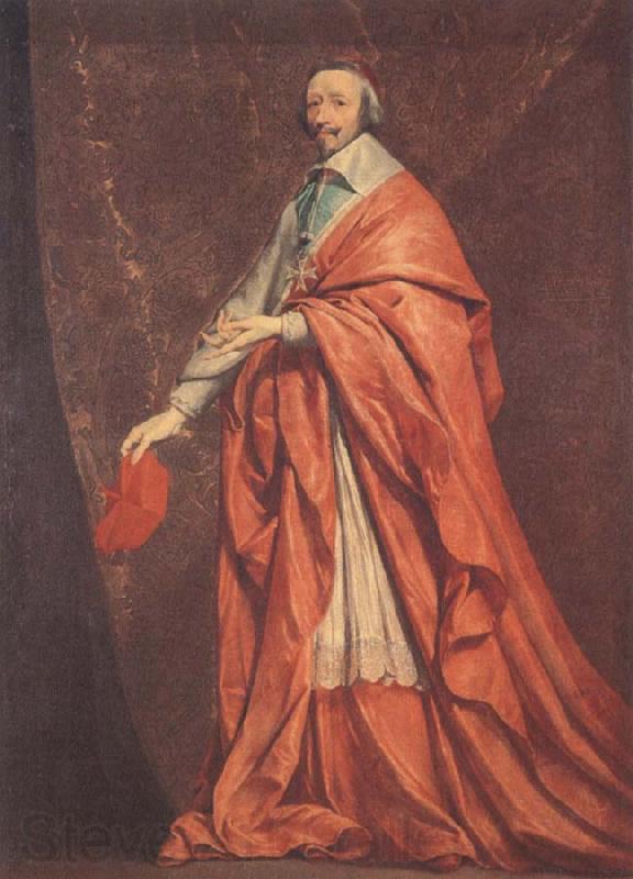 Philippe de Champaigne Cardinal Richelieu Norge oil painting art